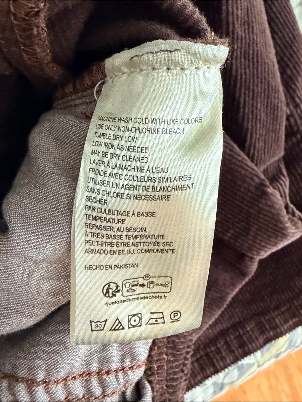 Pilcro Anthropologie Adi Corduroy Mid Rise Brown Flare Jeans, Size 28 - Picture 10 of 14
